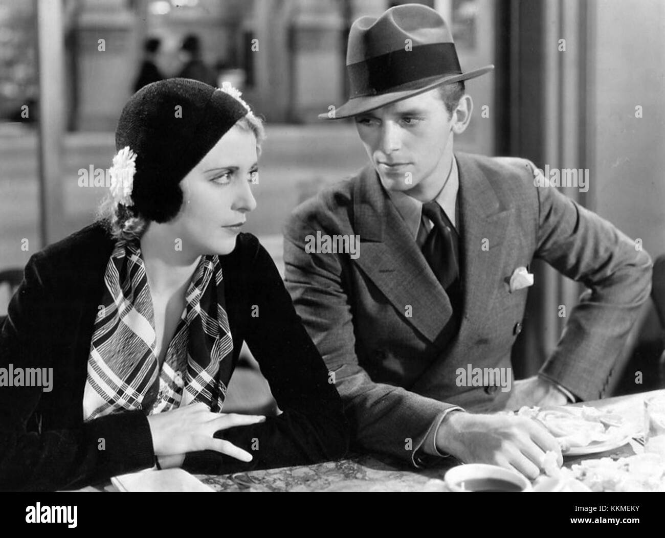 Douglas Fairbanks Jr Adrienne Dore Union Depot 1932 Foto Stock