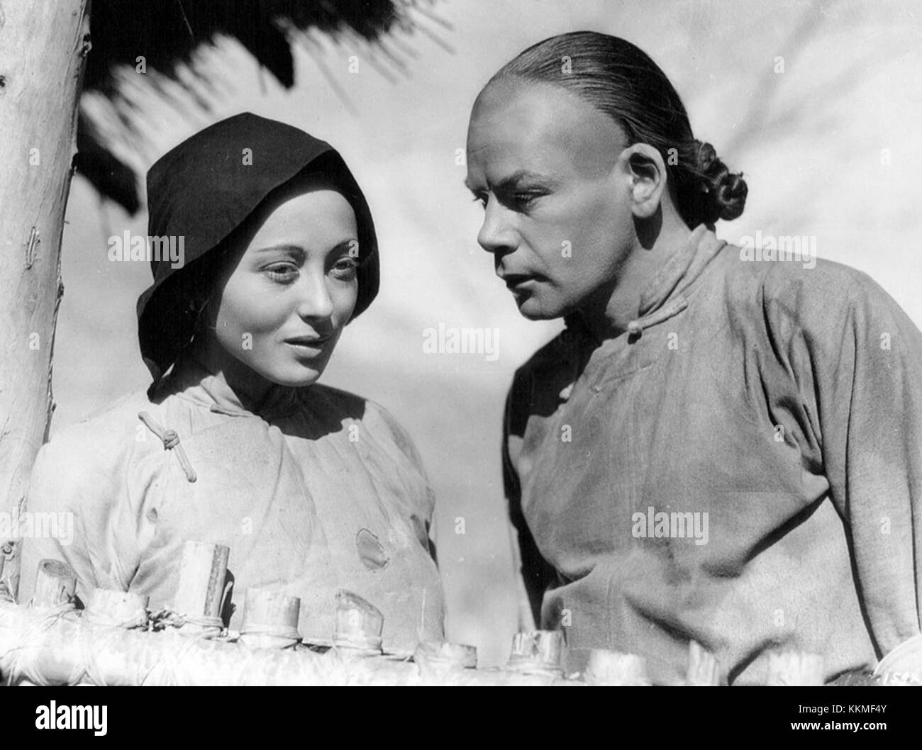 Luise Rainer Paul Muni la buona Terra 1937 Foto Stock