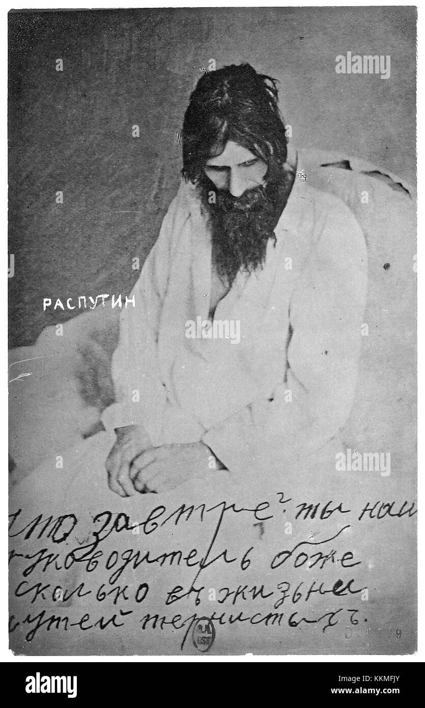 Grimori Yefimovich Rasputin Foto Stock