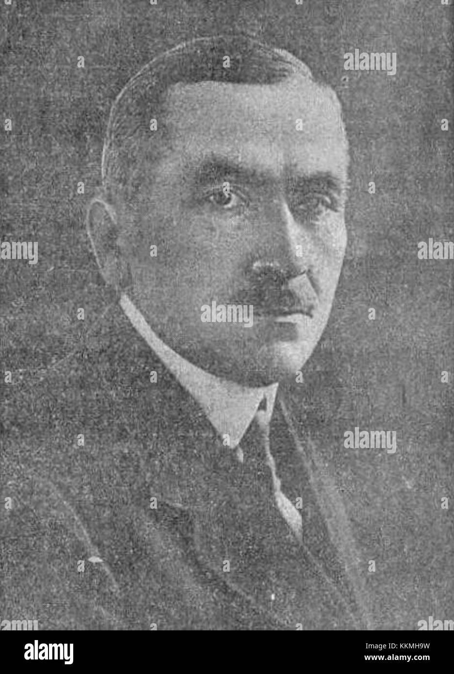 Roman Dmowski (1864–1939) è stato un politico, diplomatico e ideologo polacco noto per il suo ruolo nel plasmare il nazionalismo polacco moderno e la sua difesa dei diritti dei polacchi nell'Impero russo. Foto Stock