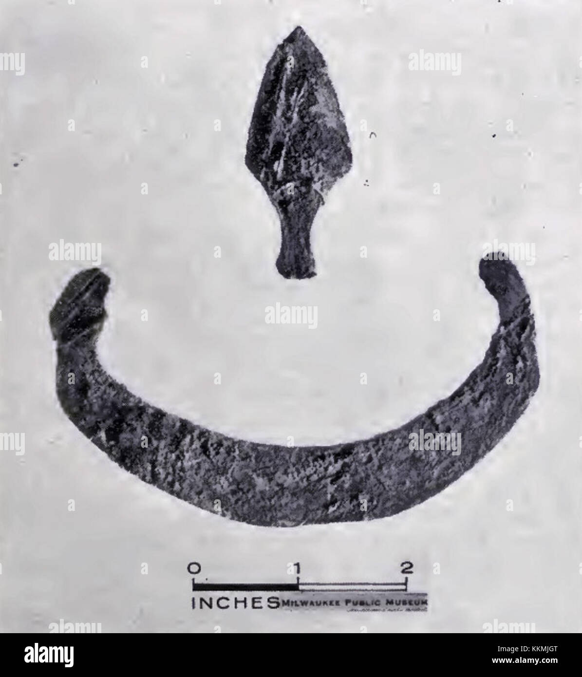 Il Riverside Site è un sito archeologico notevole per la sua scoperta di manufatti in rame, che forniscono informazioni sulle culture antiche e sulla loro cultura materiale, in particolare in relazione alla metallurgia. Foto Stock