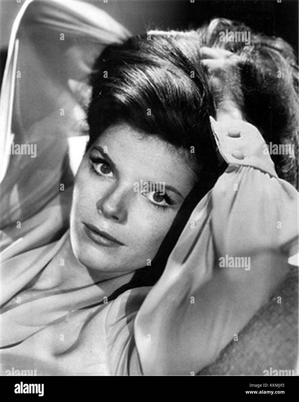 Samantha Eggar, un'attrice britannica, nota per il suo lavoro nel cinema negli anni '1960 e '1970, in particolare per il suo ruolo in The Collector (1965). Foto Stock