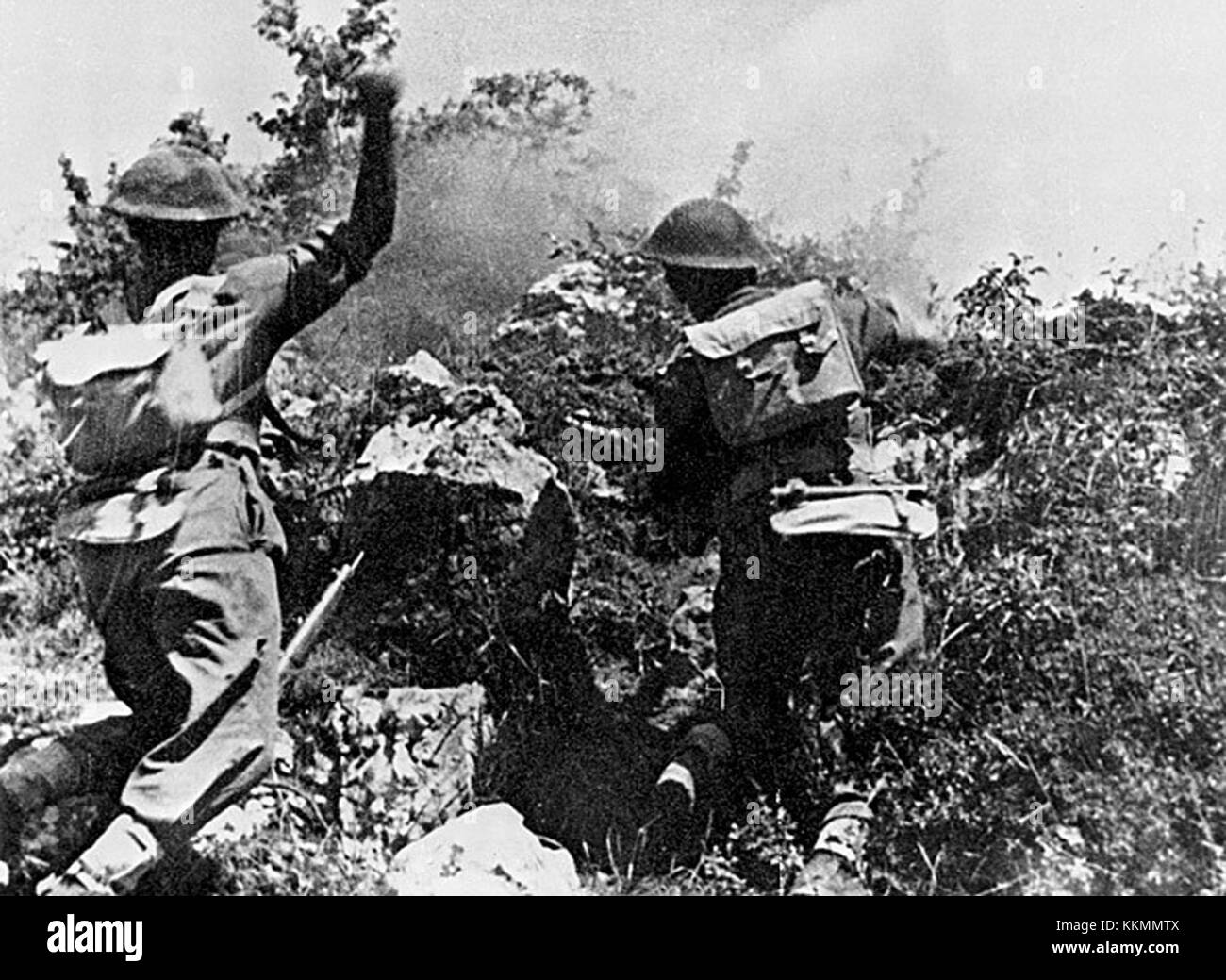 I soldati polacchi a Monte Cassino hanno svolto un ruolo significativo nella vittoria degli Alleati durante la seconda guerra mondiale. Le loro azioni in questa battaglia rimangono una parte cruciale della storia militare e del patrimonio polacco. Foto Stock