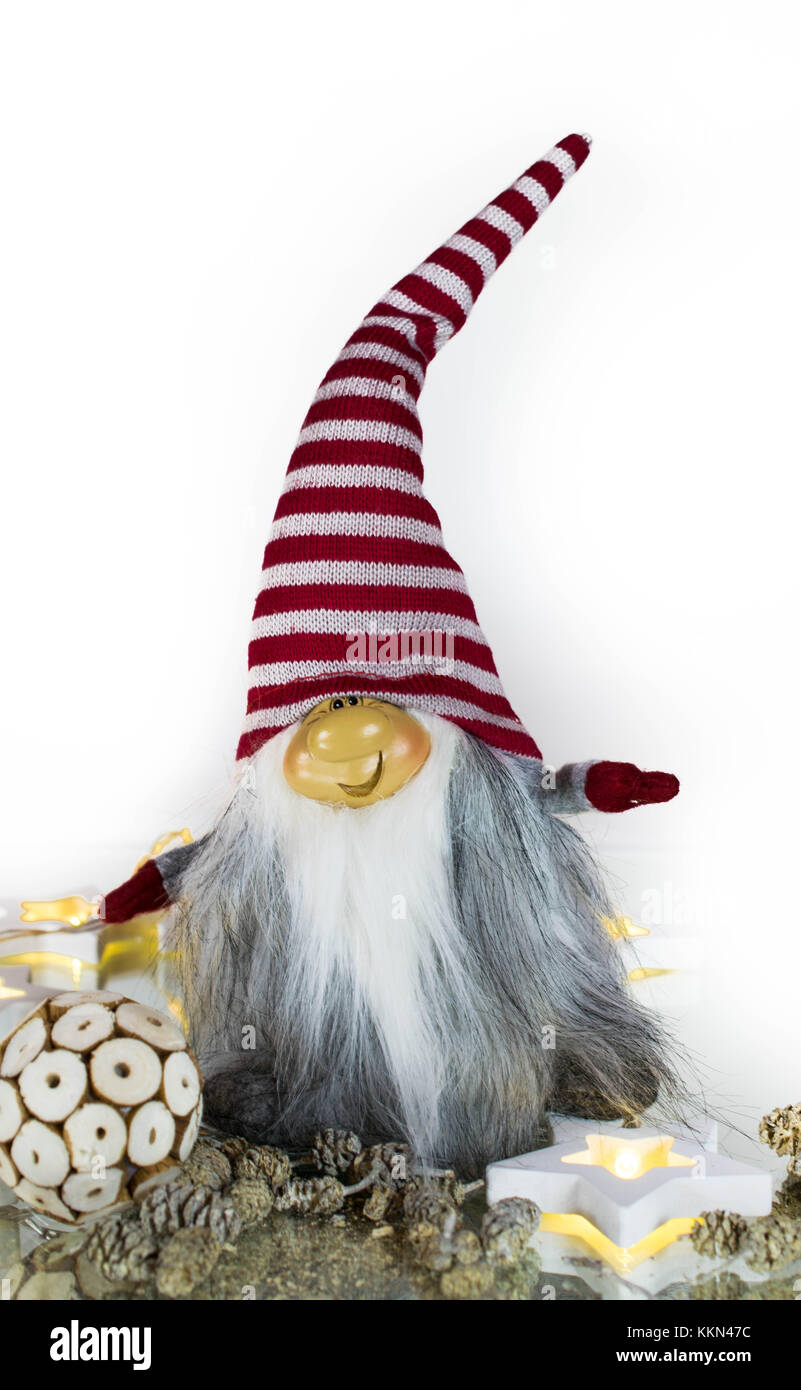 Personaggi fotografati in attesa di Babbo Natale Foto Stock