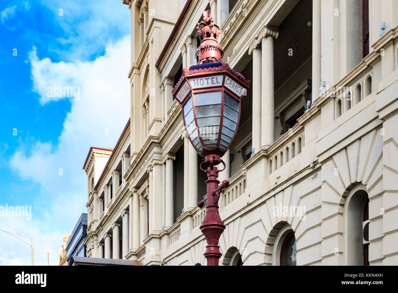 Australia, Ballarat, Craig's Royal Hotel, Lydiard Street, Victoria Foto Stock