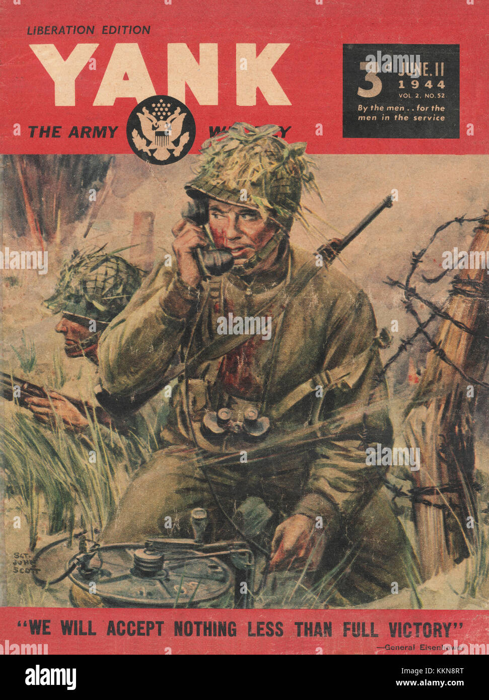 1944 Noi Yank Magazine d giorno Foto Stock