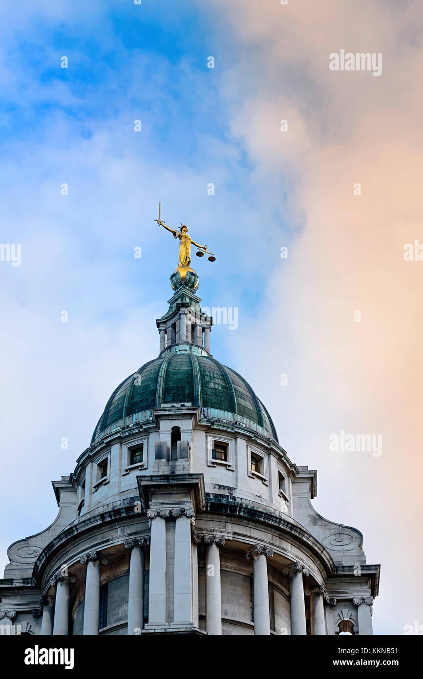 La centrale di Corte penale sulla Old Bailey, Londra Foto Stock
