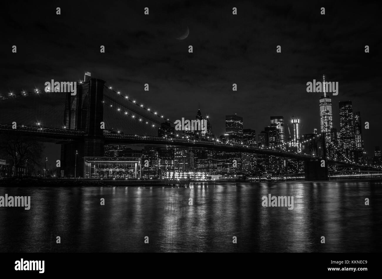 New York Noir Foto Stock