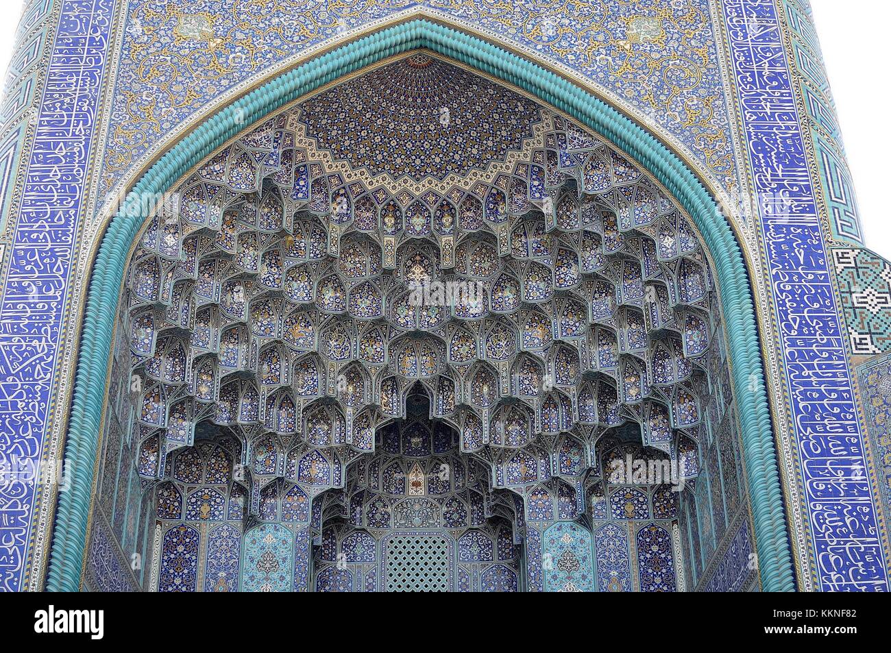 Moschea reale a Isfahan, Iran Foto Stock