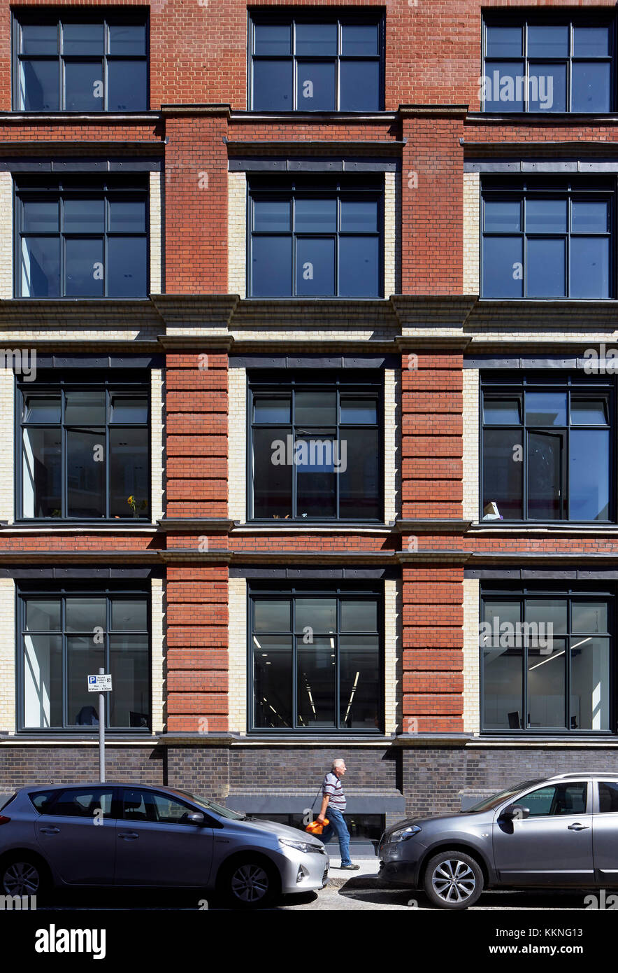 Dritto su Vista. 19 Queen Elizabeth Street, Londra, Regno Unito. Architetto: Burwell Deakins architetti, 2016. Foto Stock