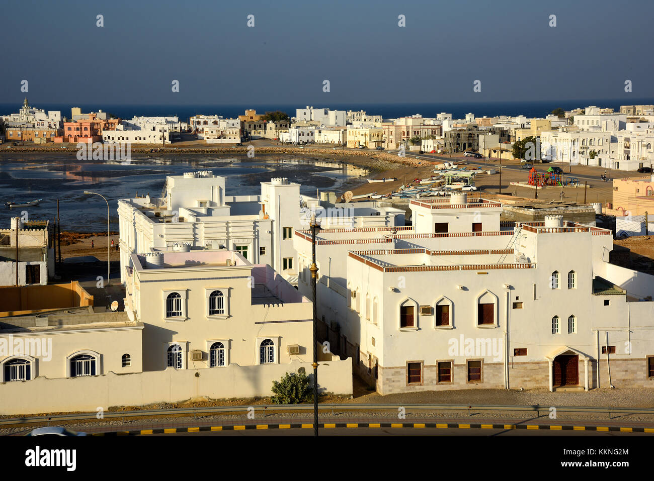 Oman sur la vista di ayjah Foto Stock
