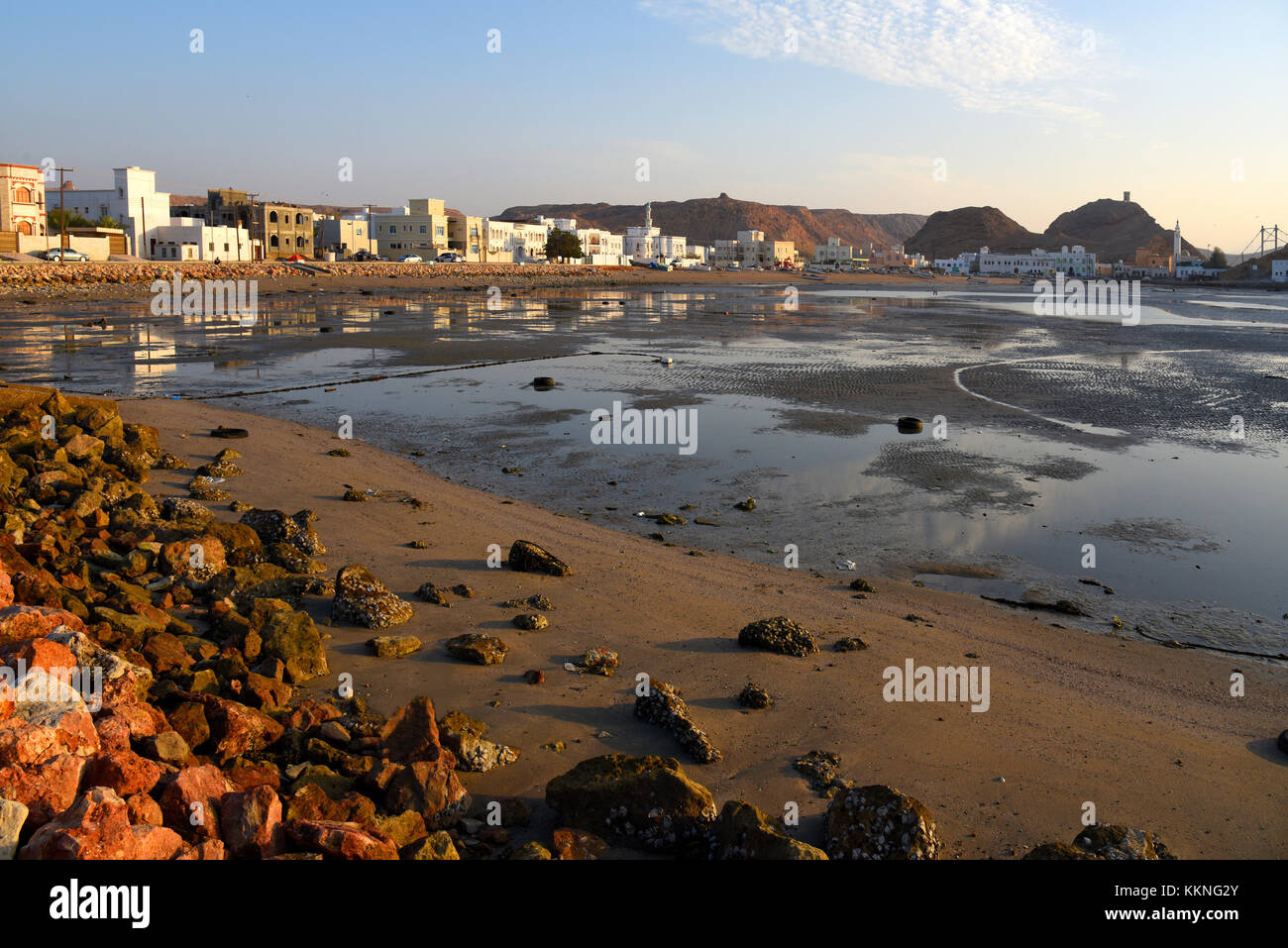 Oman sur la vista di ayjah Foto Stock
