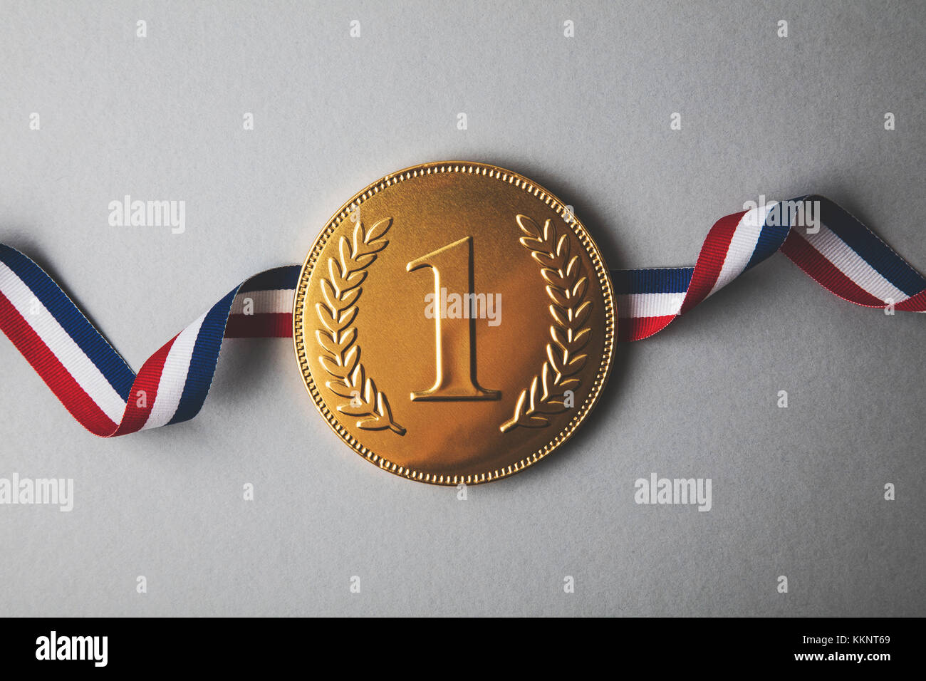 Oro al primo posto i vincitori della medaglia. successo Realizzazione concetto Foto Stock