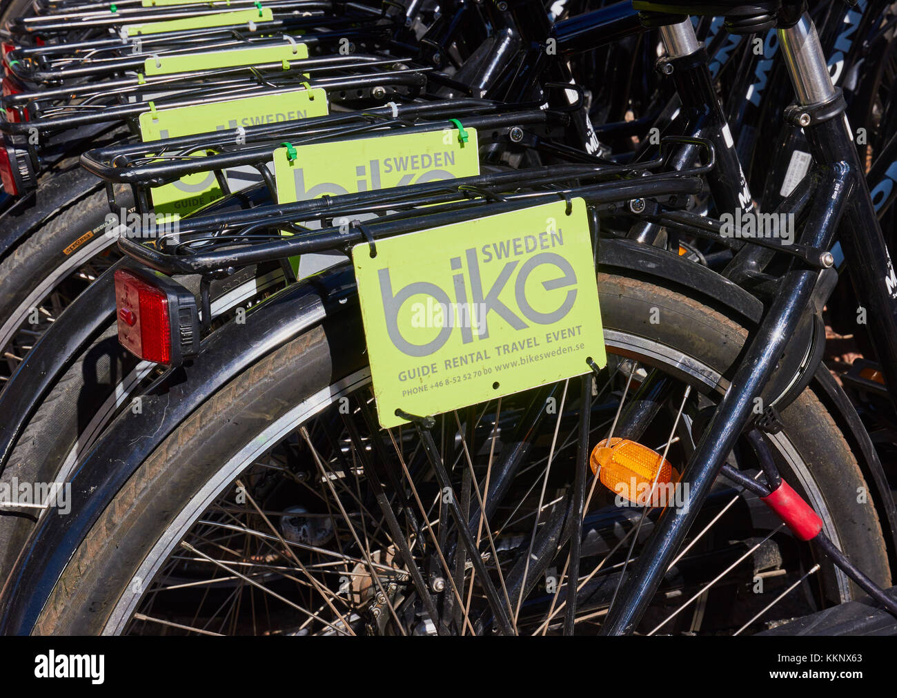 Bike Svezia, Stoccolma, Svezia, in Scandinavia. Stoccolma leader del turismo in bicicletta uno specialista con gite giornaliere e noleggio bici Foto Stock