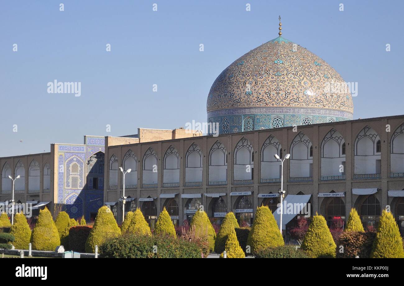 Sheikh lutf allah moschea, isfahan Foto Stock