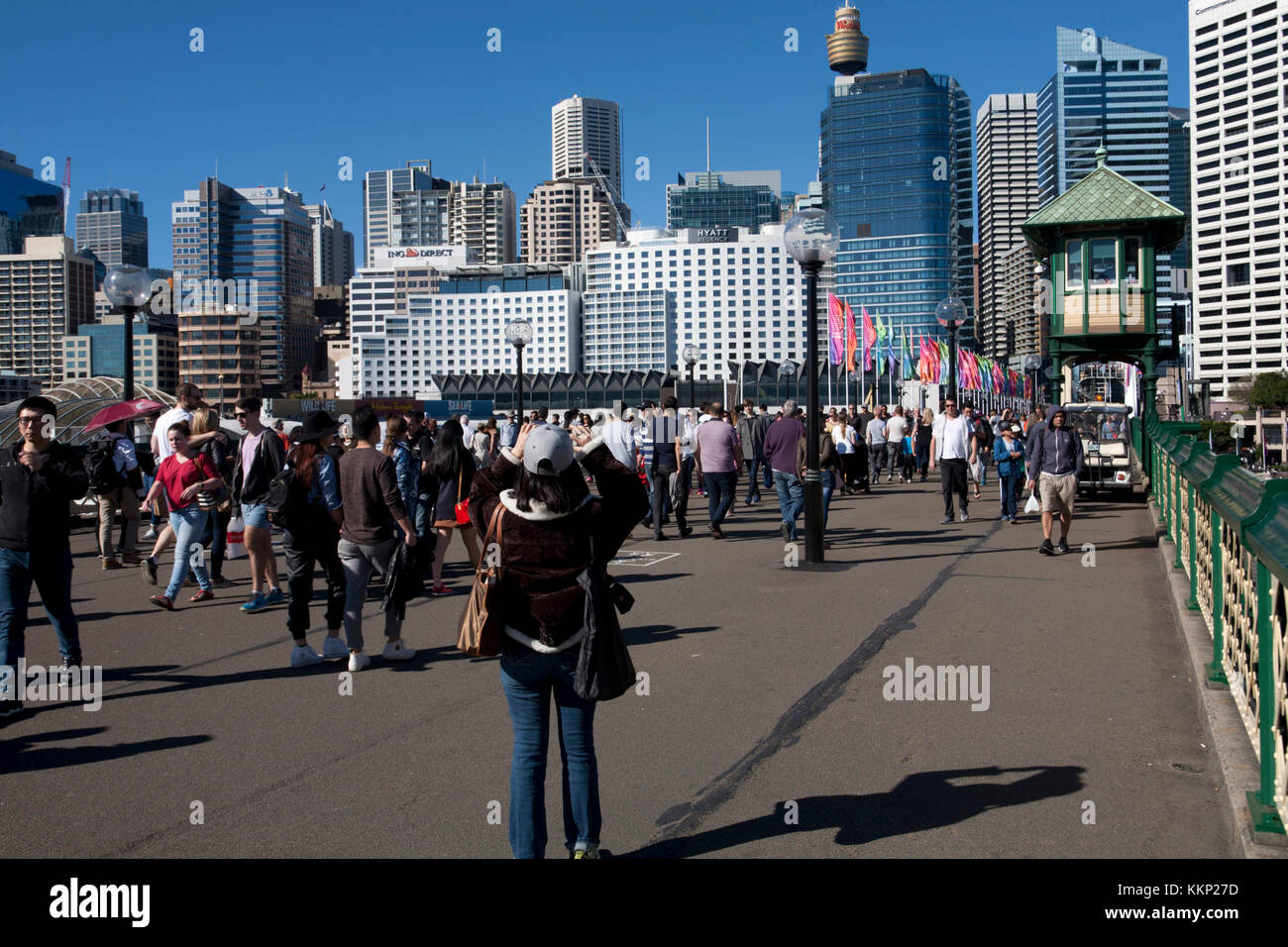 Pyrmont prymont ponte di Sydney, Nuovo Galles del Sud Australia Foto Stock