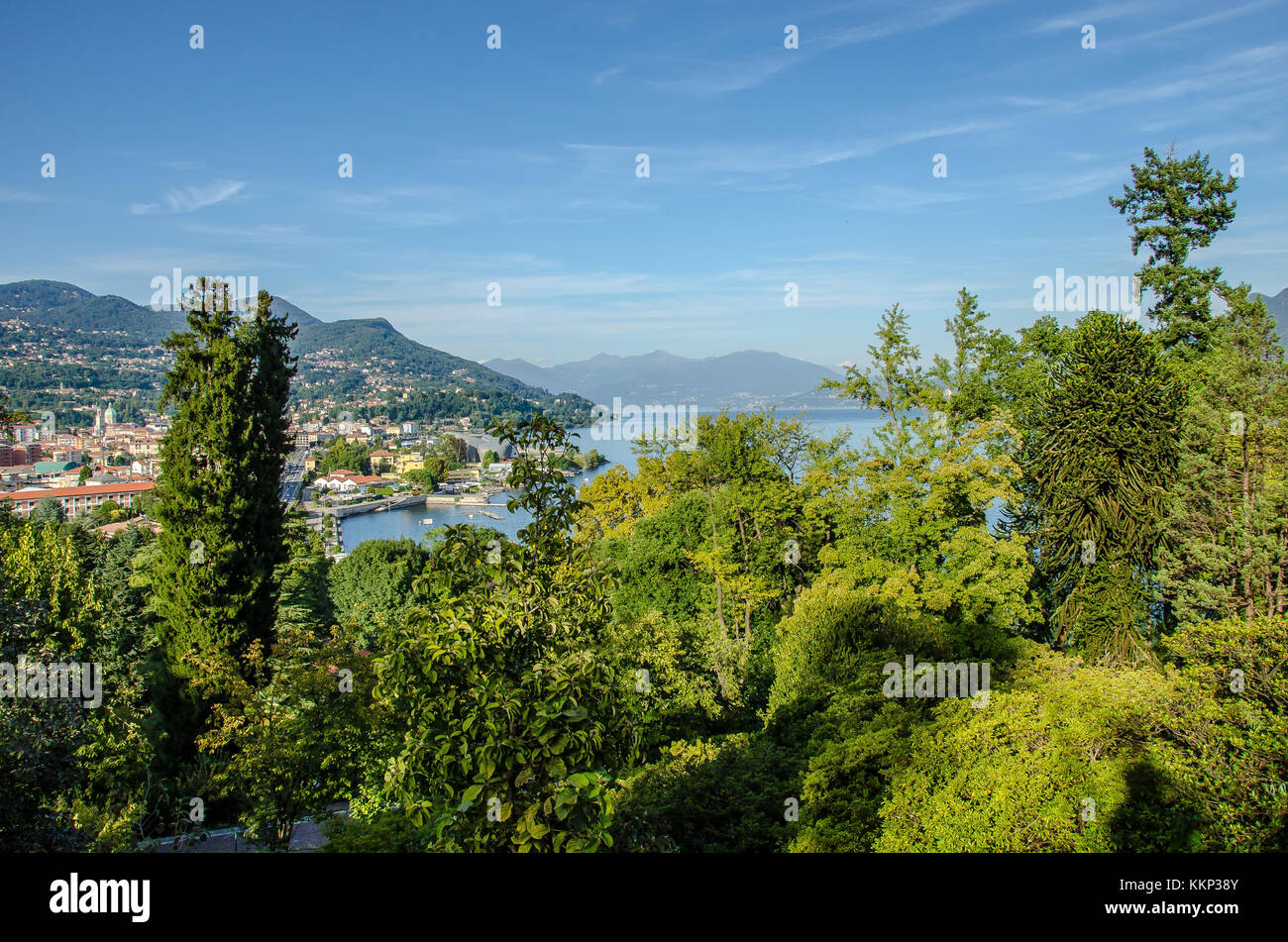 I giardini di Villa Taranto a Verbania sono noti in tutto il mondo per la loro bellezza e il grande numero di specie vegetali che contengono Foto Stock
