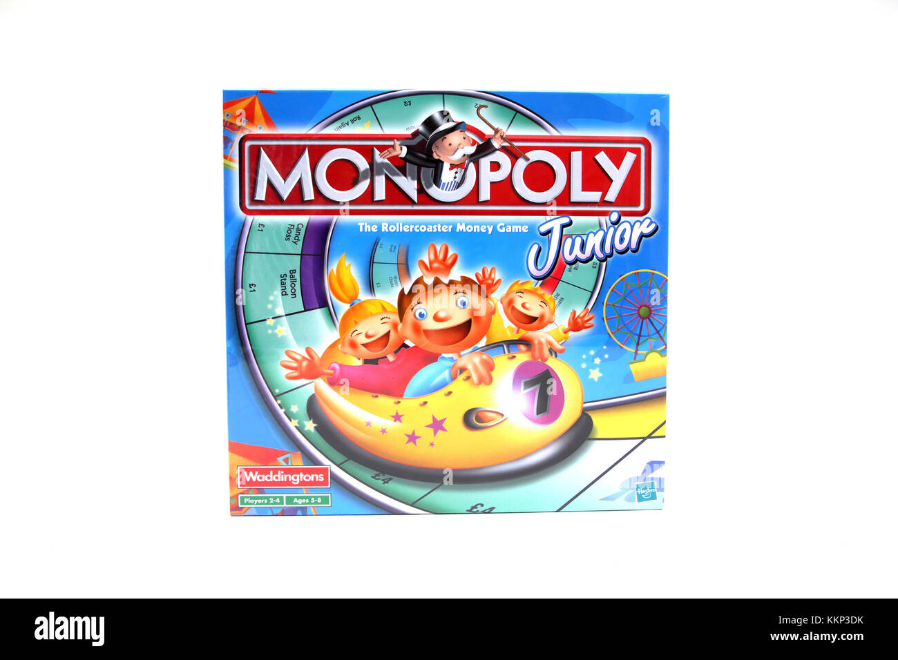 Monopolio Junior Rollercoaster gioco di bordo Foto Stock