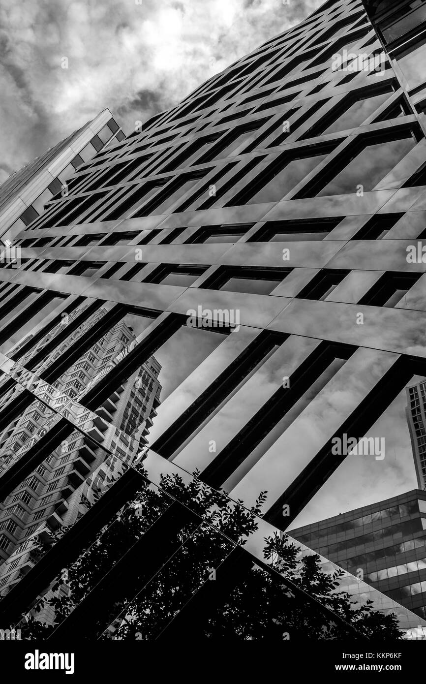 Facciata del negozio burberry, Michigan Avenue Chicago Foto Stock