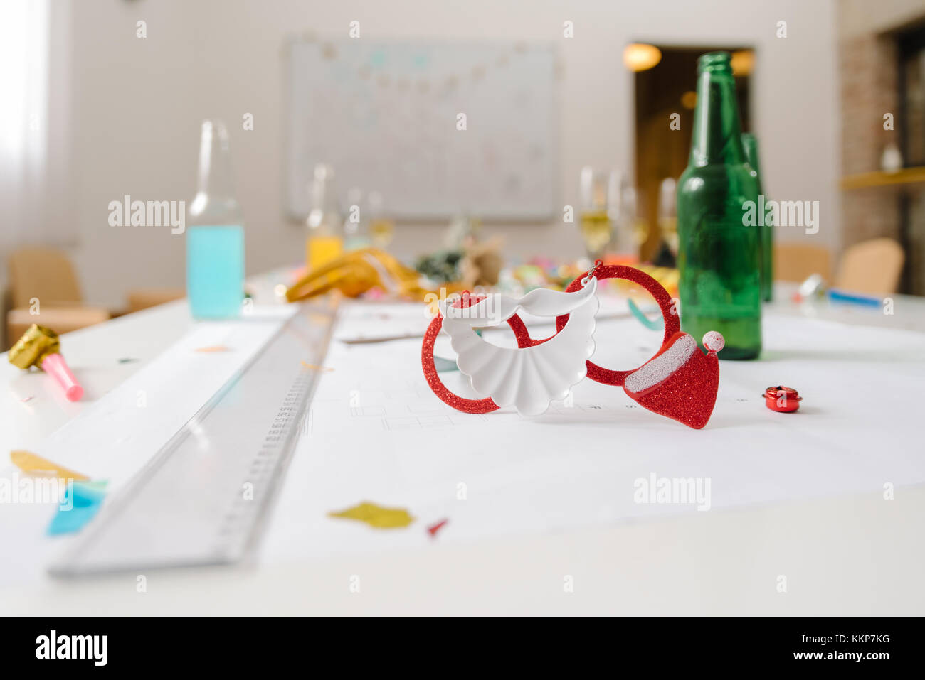 Ufficio partito decorazioni di Natale Foto Stock
