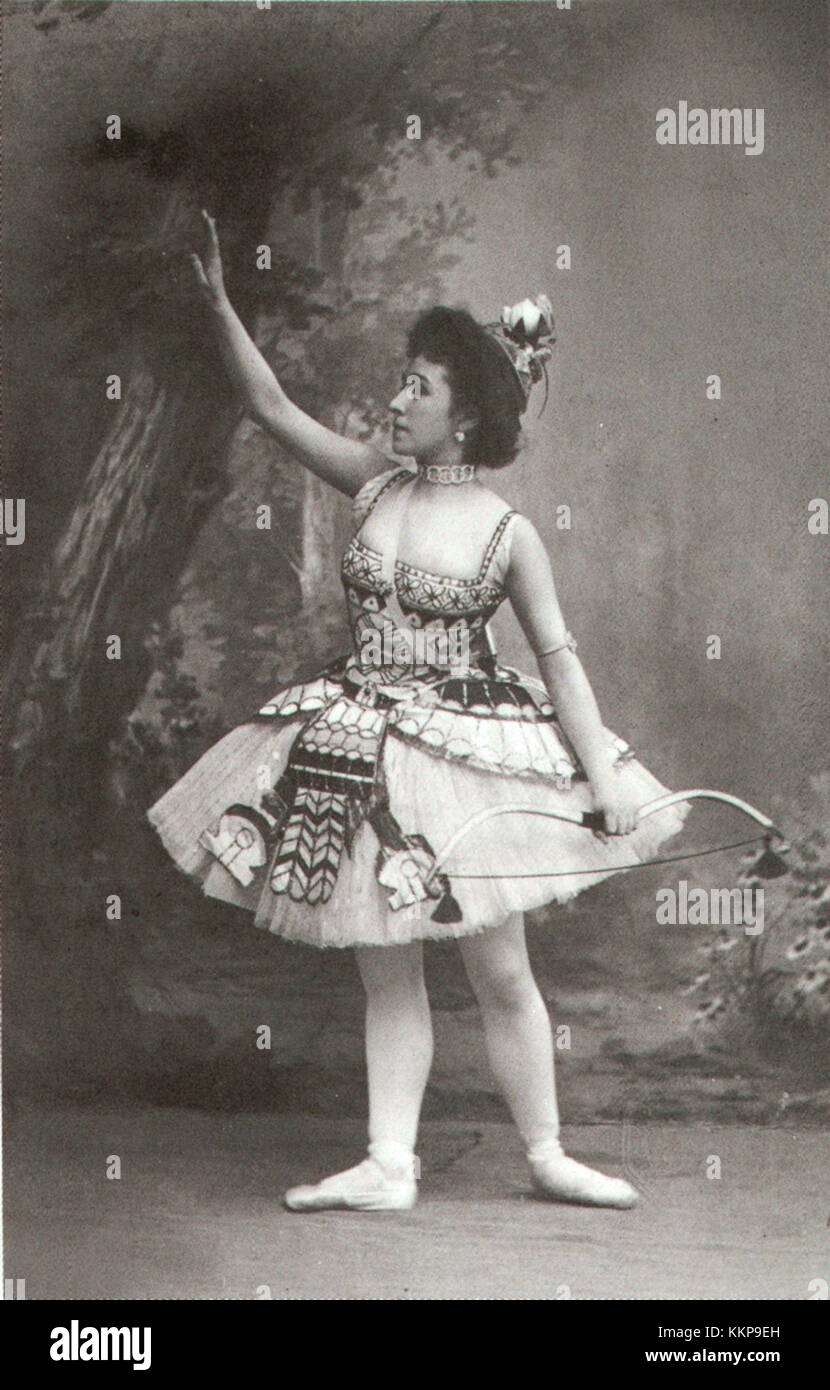 Figlia del Faraone Pas de Fleche Mathilde Kschessinska 1898 2 Foto Stock