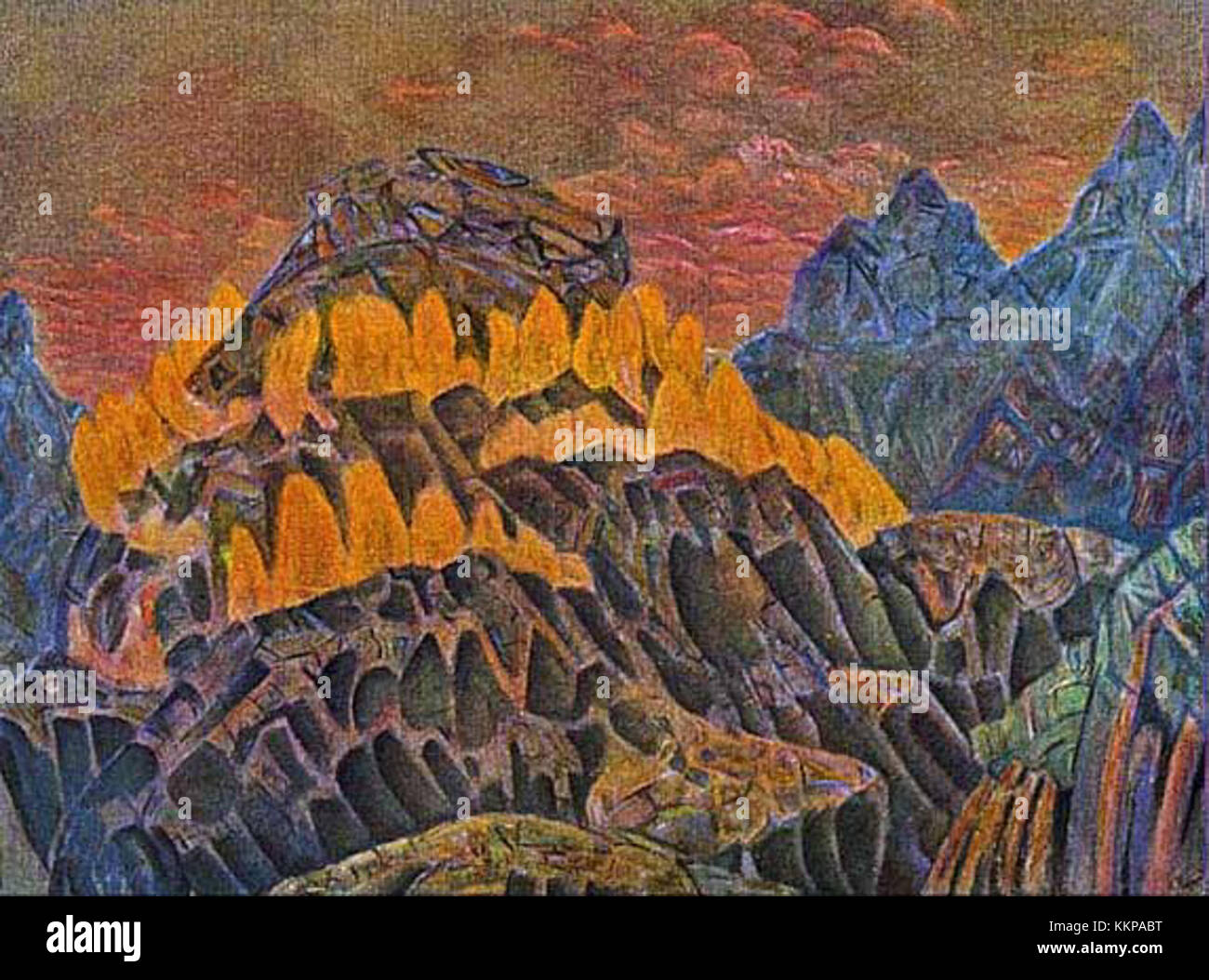 Walkirie di Nicholas Roerich 01 Foto Stock