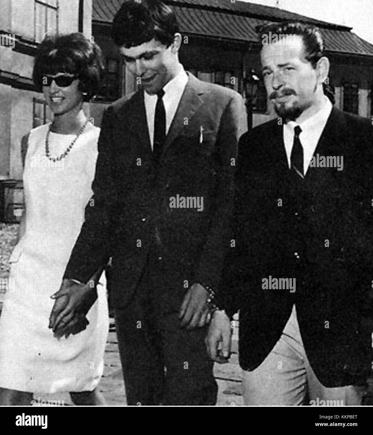 Clark Olofsson è un criminale svedese noto per il suo coinvolgimento in crimini di alto profilo durante gli anni '1960 e '1970 La sua notorietà include essere uno dei primi a ispirare il concetto di sindrome di Stoccolma. Foto Stock