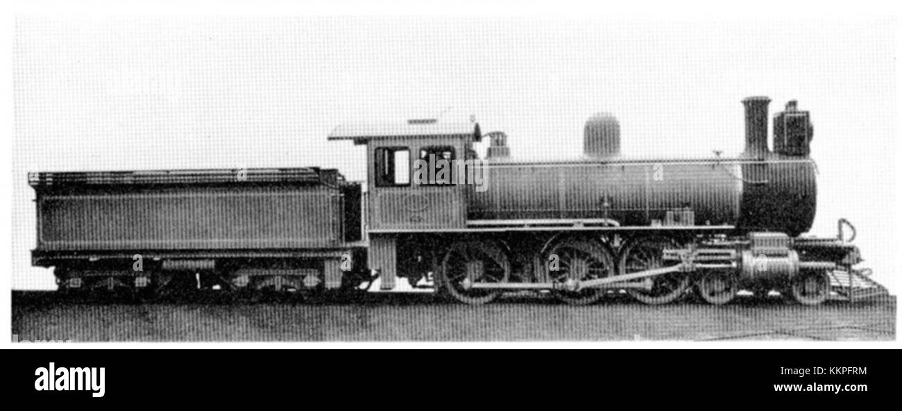 La SAR Class 6F è un tipo di locomotiva a vapore, originariamente costruita per le Cape Government Railways (CGR). Dispone di una disposizione delle ruote 4-6-0 e fa parte del patrimonio storico ferroviario del Sud AfricaÂ. Foto Stock
