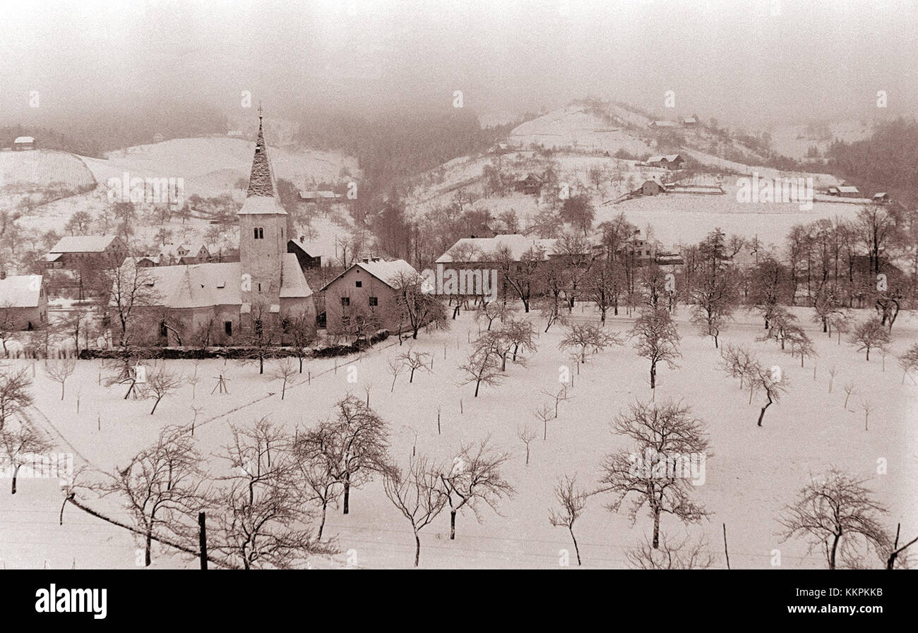 Slovenske Konjice 1960 Foto Stock