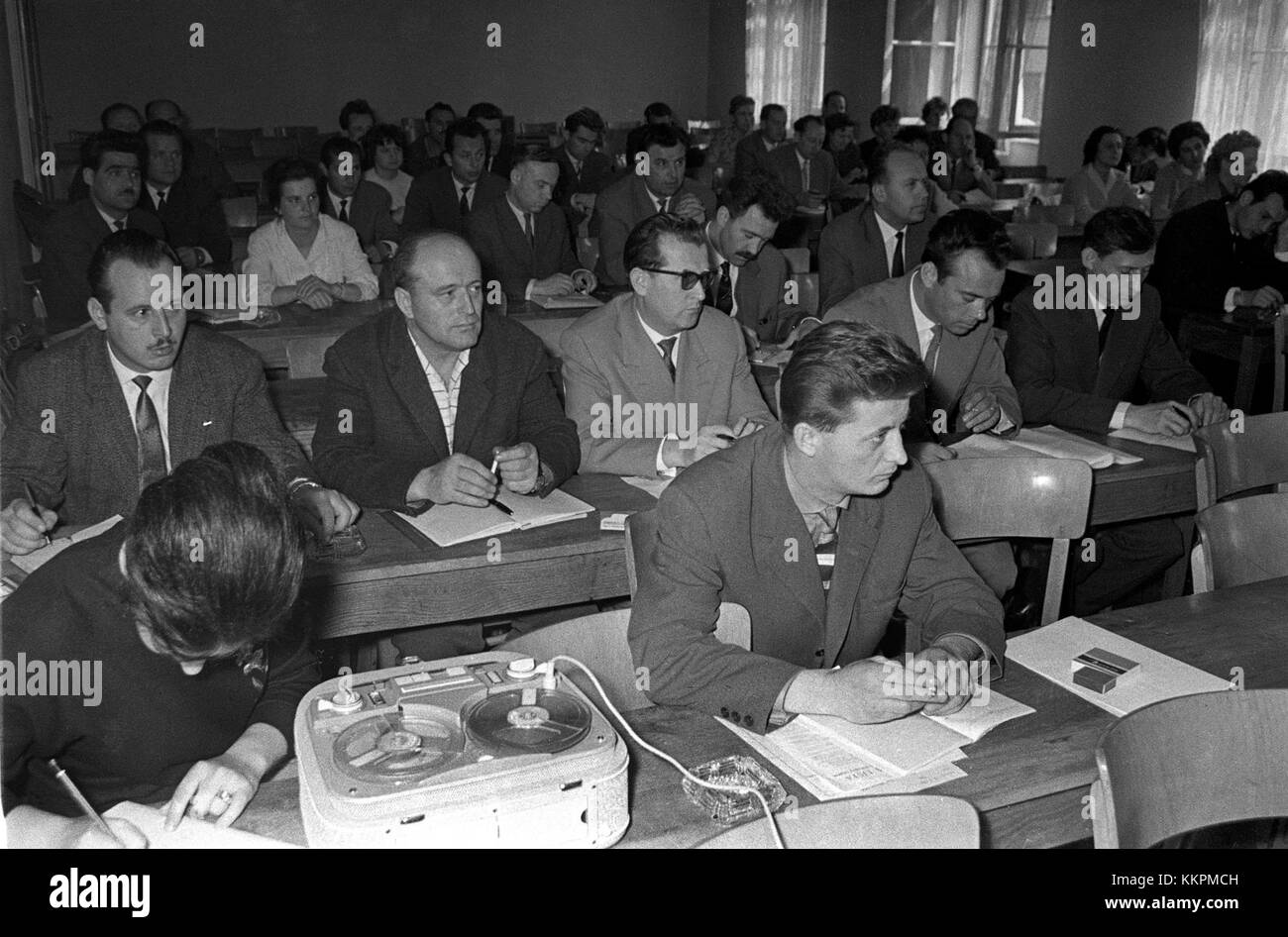 Plenum okrajnega odbora SZDL contro Mariboru 1963 Foto Stock