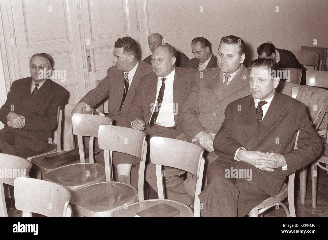 Plenum okrajnega odbora SZDL contro Mariboru 1962 Foto Stock