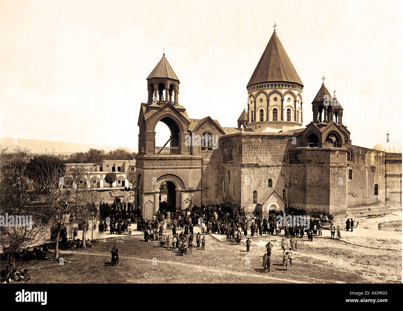 Cattedrale di Etchmiadzin inizio 20 ° secolo Foto Stock