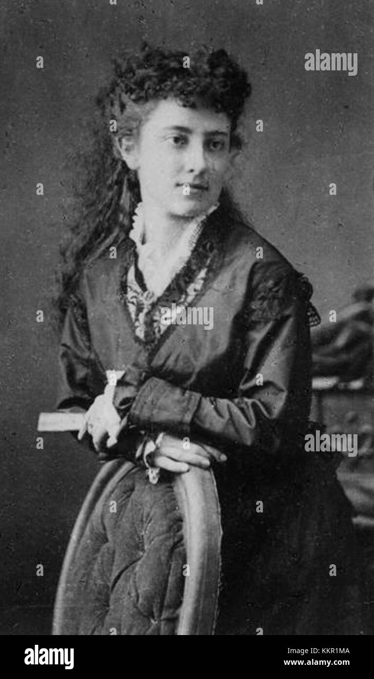 Olive Schreiner era un rinomato scrittore e intellettuale sudafricano. È meglio conosciuta per i suoi lavori sui diritti delle donne e le questioni sociali, con particolare attenzione alla parità di genere e alla giustizia sociale. Foto Stock