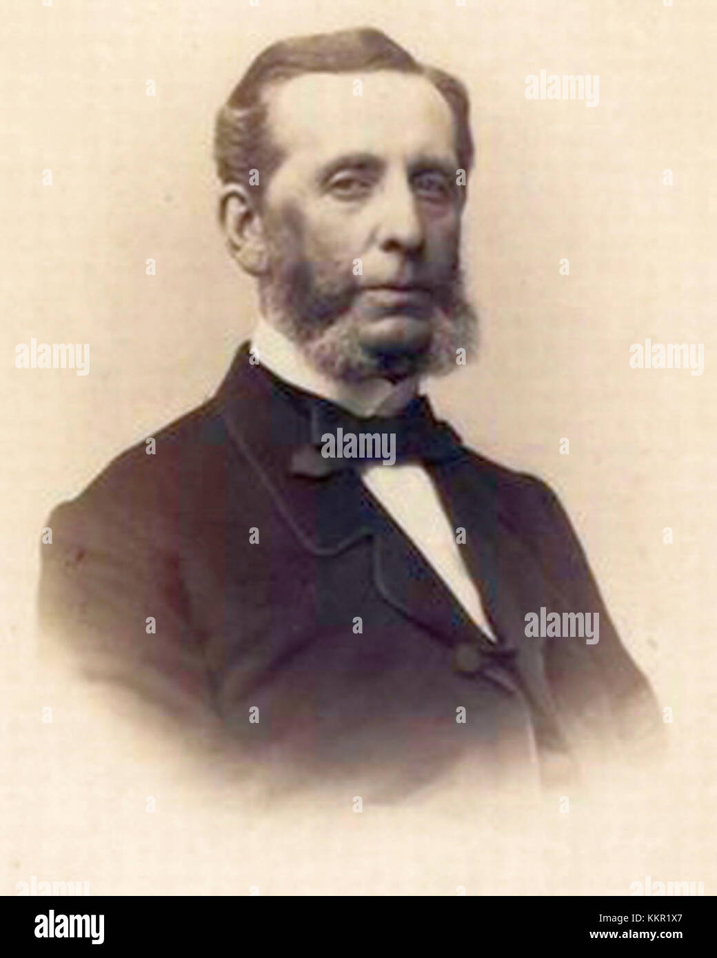 Il conte Pyotr Aleksandrovich Valuev (1815–1890) è stato uno statista e scrittore russo. Come ministro degli affari interni dal 1861 al 1868, ha svolto un ruolo significativo nell'emancipazione dei servi e ha implementato riforme chiave nell'Impero russo. Foto Stock