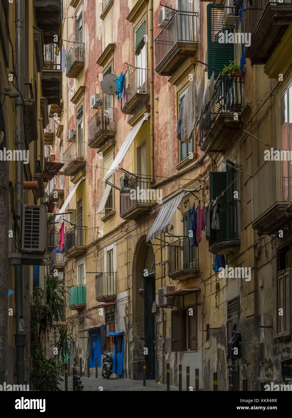 Centro storico di Napoli Foto Stock