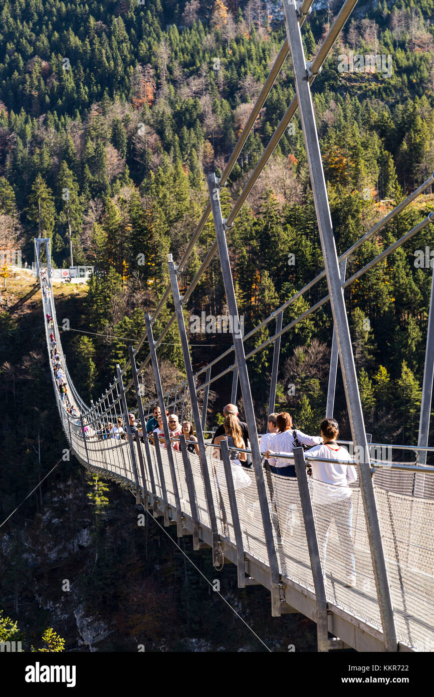 Europa austria, alpi, Tirolo, highline 179 Foto Stock