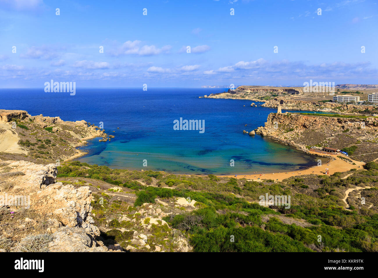 Malta, ufficialmente conosciuta come la Repubblica di Malta è un Southern isola Europea paese costituito da un arcipelago nel Mar Mediterraneo. Foto Stock