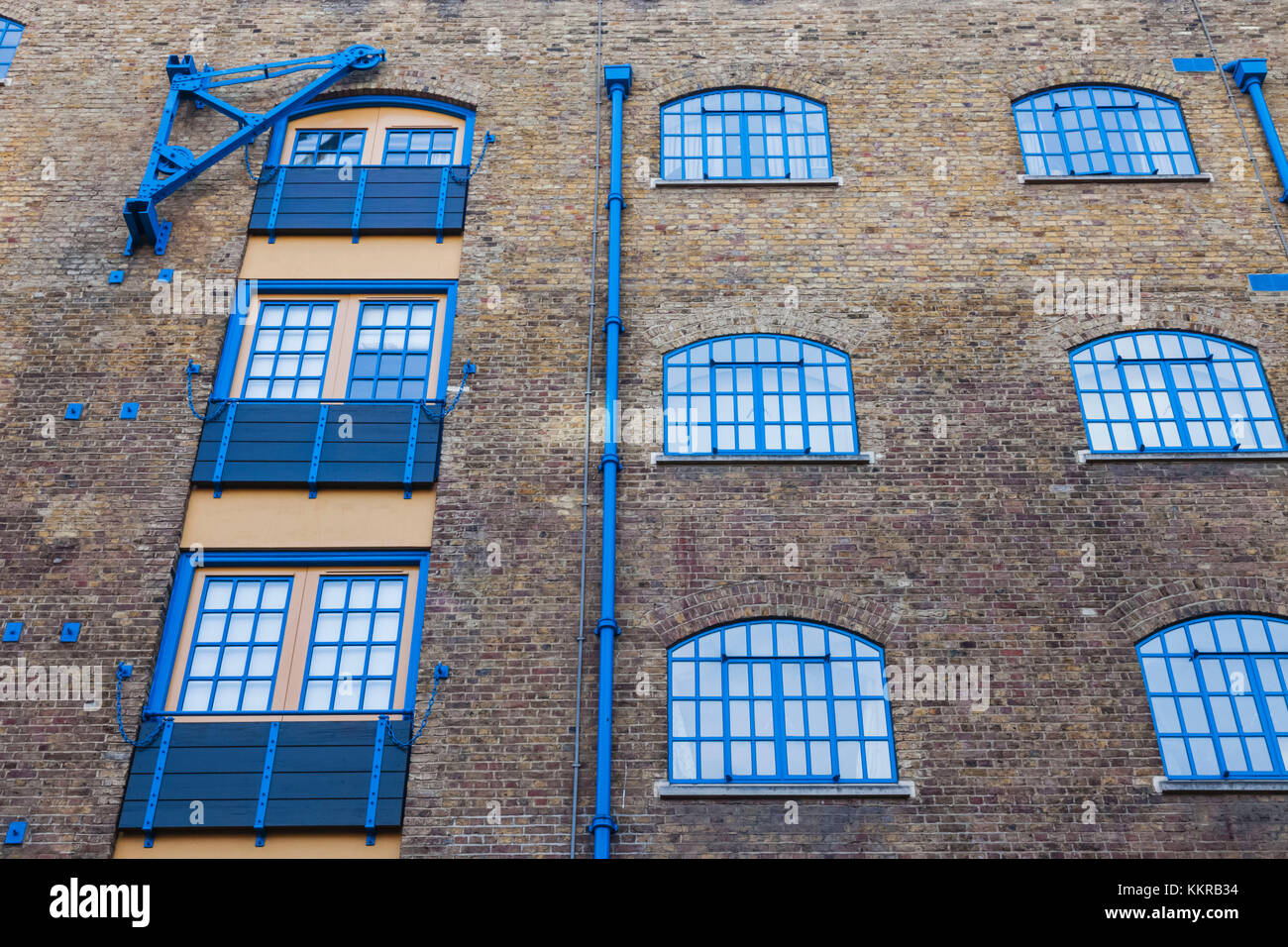 Inghilterra, Londra, wapping, mugnai wharf apartments Foto Stock