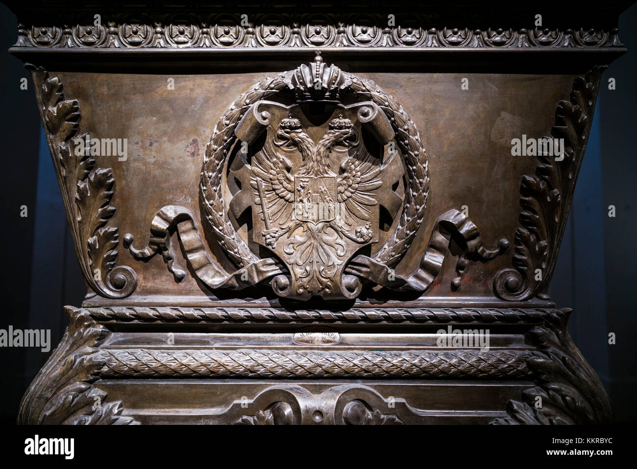 Austria, Vienna, kaisergruft, Imperial vault di sepoltura, luogo di riposo di Asburgo famiglia reale cripta di re Ferdinando i Foto Stock