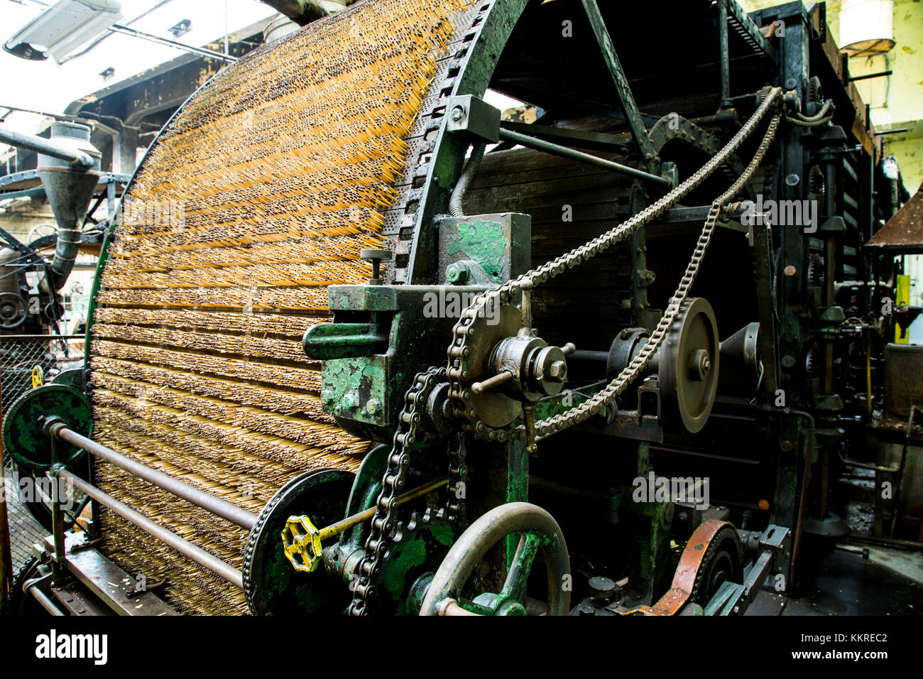 Europa, Polonia, Voivodato silesiano, Czestochowa - Museo della produzione di partite - Monumenti industriali Route / Muzeum Produkcji Zapalek Foto Stock