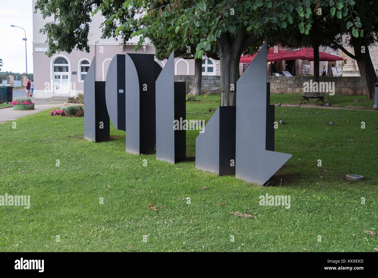 Croazia, Istria, Pola, al centro della città Foto Stock