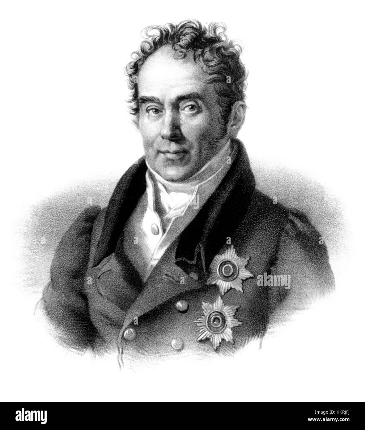 Viktor Pavlovich Kochubey fu un importante statista e diplomatico russo, noto per i suoi contributi alla storia politica e diplomatica russa durante il XIX secolo. Foto Stock