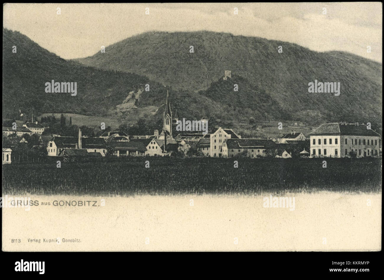 Cartolina di Slovenske Konjice da 1905 Foto Stock