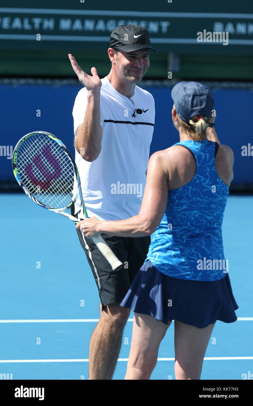 DELRAY BEACH, FL - NOVEMBRE 04: Scott Foley partecipa al 28° annuale Chris Evert/Raymond James Pro-Celebrity Tennis Classic al Delray Beach Tennis Center il 4 novembre 2017 a Delray Beach, Florida. Persone: Scott Foley Foto Stock