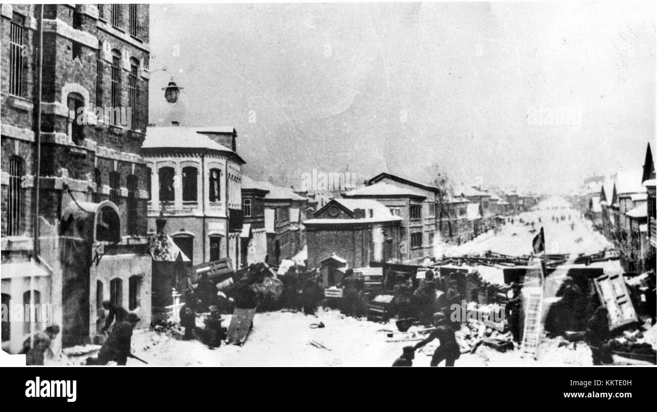 La rivoluzione russa, a Sormovo, Nizhny Novgorod 1905 Foto Stock