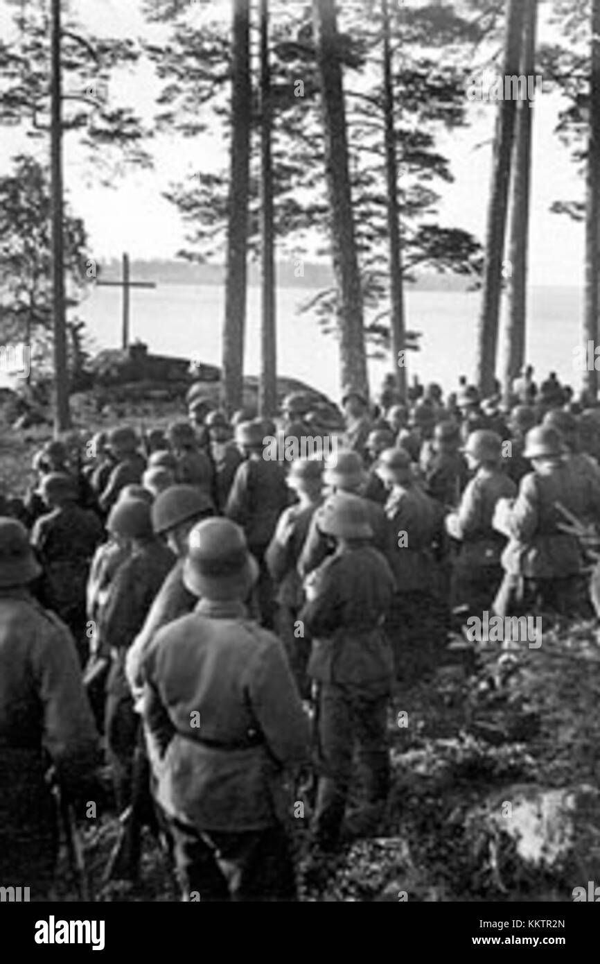 Frivilligkaren Faltgudstjanst si riferisce a un servizio religioso o a una riunione guidata da volontari. Questa pratica in genere comporta l'impegno della comunità e il sostegno spirituale, condotto da volontari in un ambiente non professionale. Foto Stock