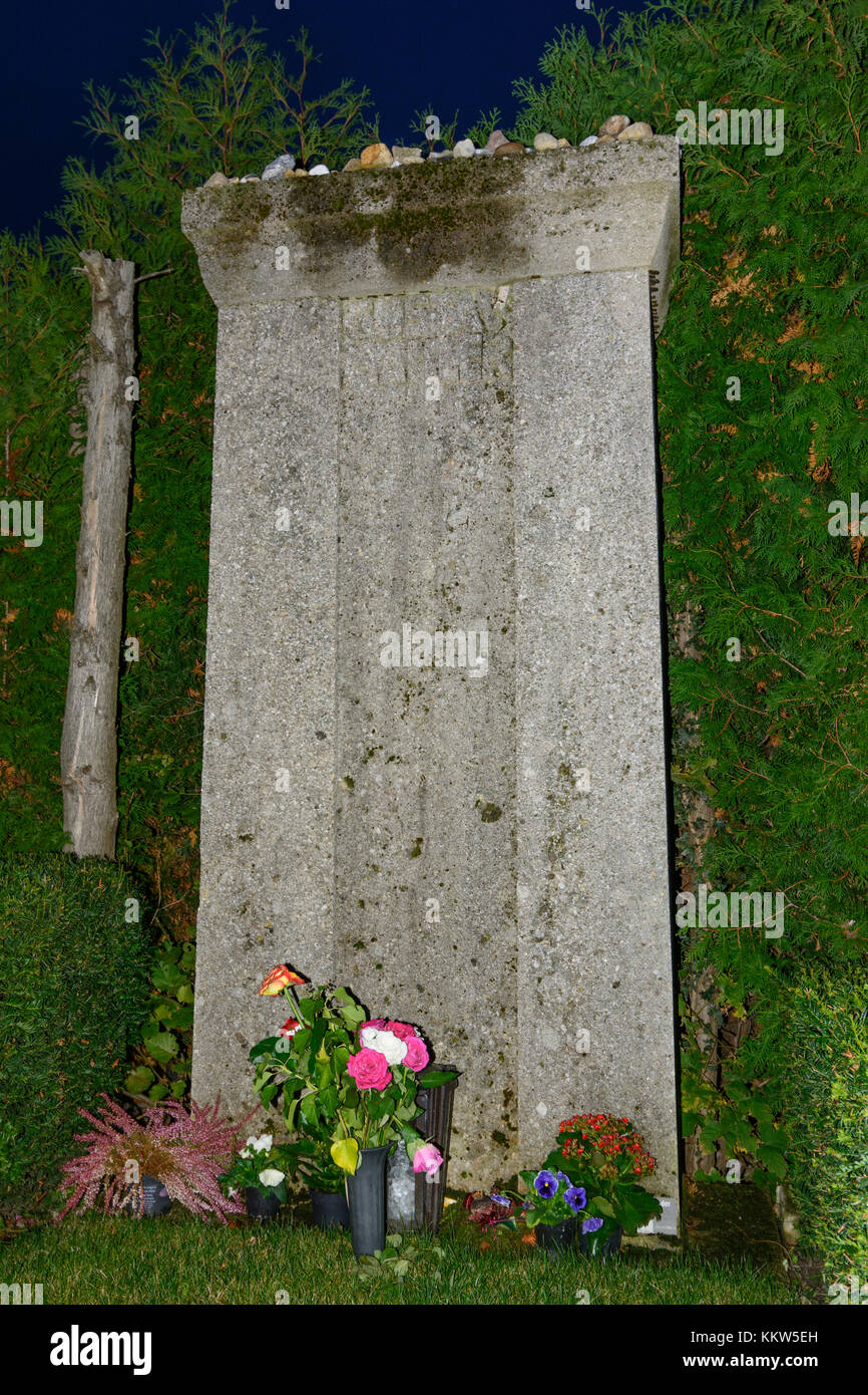 Tomba di Gustav Mahler a Grinzing cimitero, Wien, Vienna, 19. Döbling, Wien, Austria Foto Stock