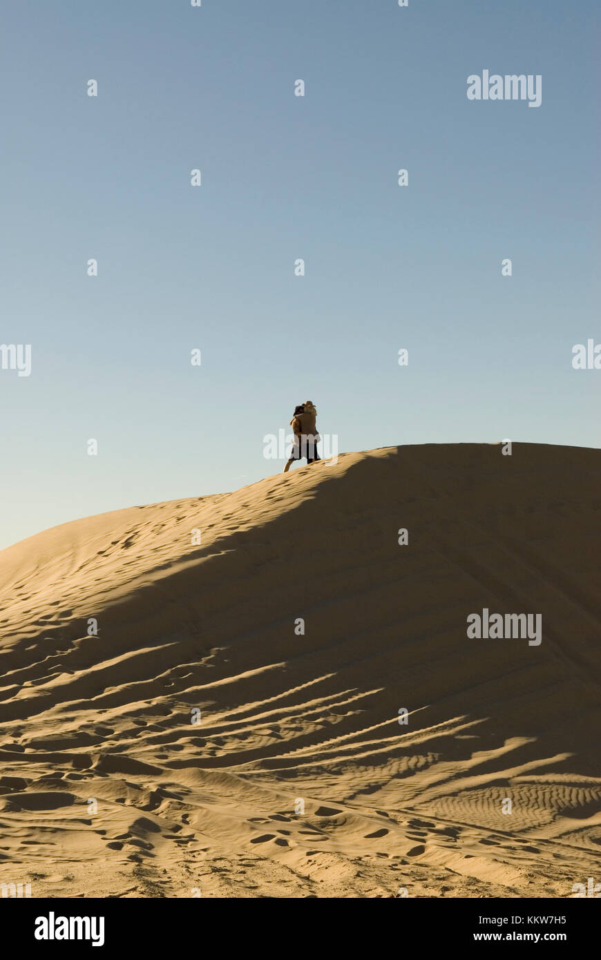 Imperial Sand Dunes Recreational Area, Glamis, California, USA. Foto Stock