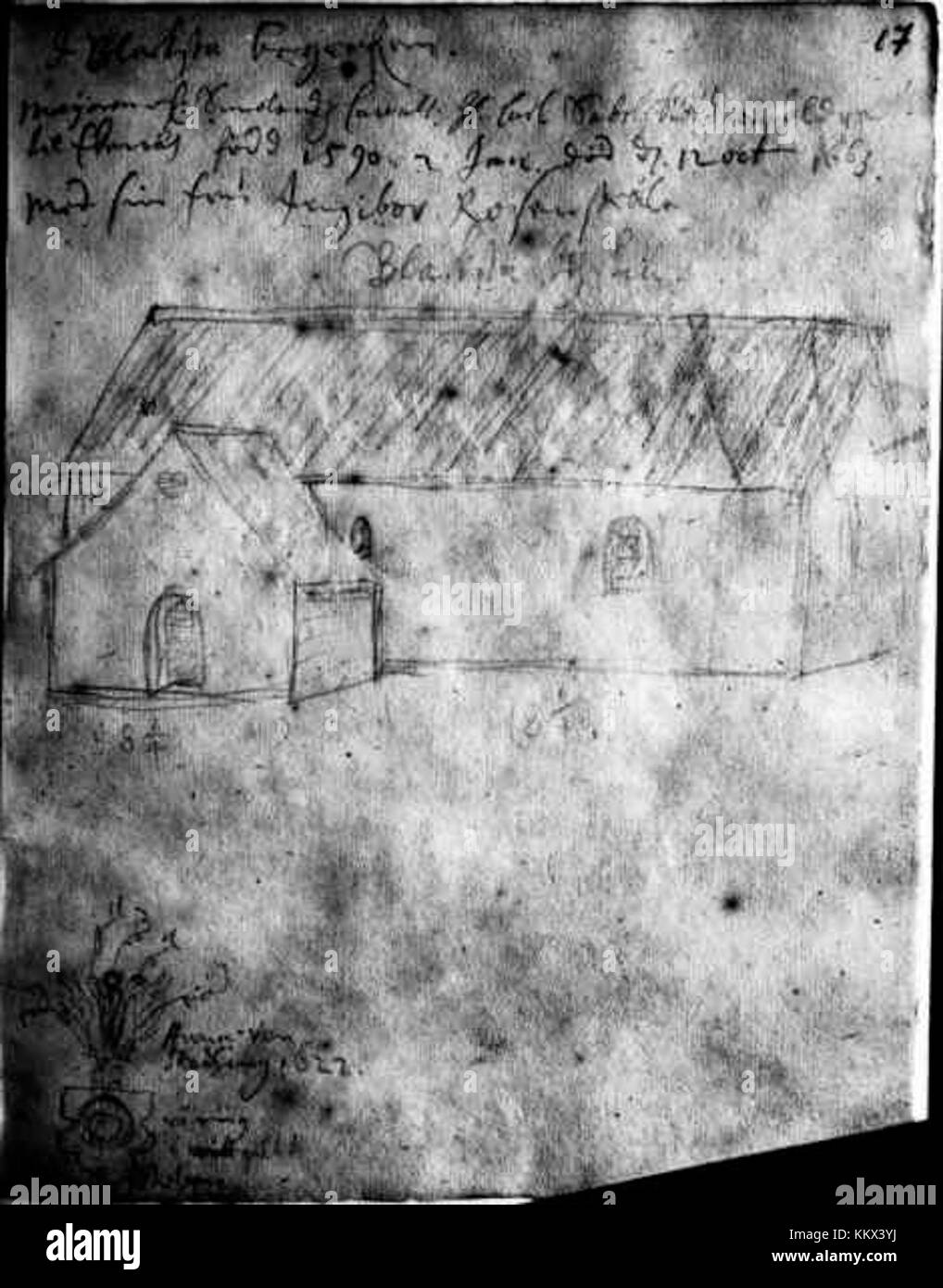 Blacksta Church, situata in Svezia, è un esempio di architettura ecclesiastica scandinava. L'edificio è noto per il suo significato storico e religioso nella regione. Foto Stock