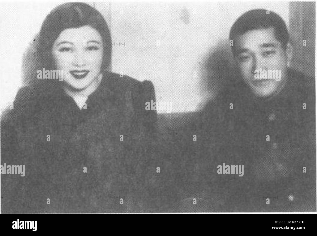Sohn Kee Chung e Choe Seung Hui sono famosi atleti coreani noti per i loro risultati alle Olimpiadi di Berlino del 1936, dove Sohn Kee Chung ha vinto la medaglia d'oro nella maratona. Foto Stock